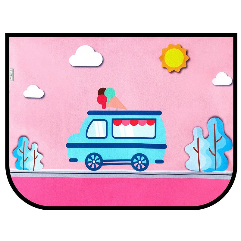 Universal Car Sun Shade Cover UV Protect Curtain Side Window Sunshade Cover For Baby Kids Cute Cartoon Car Styling